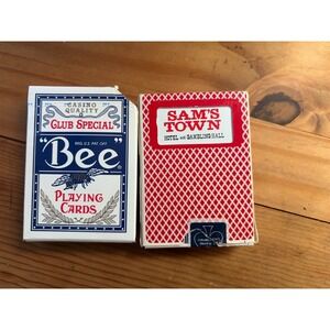 Vintage Bee No 92 Playing Cards Sam's Town & Casino Queen Las Vegas Decks